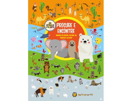 Livro Procure E Encontre Animais Do Deserto, Do Mar, Da Floresta E Da Neve De Equipe Gdb Editorial (português Do Brasil)