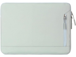 Capa Verde Para Notebook De Polegadas Em Tecido Efeito Oxford Leve E Acolchoado, Proteção Para Viagens