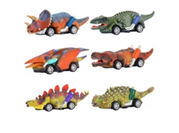 Primerox conjunto de 6 Carros Dinossauro com Recuo para Crianças 2 8 Anos Brinquedos de Dinossauro e Veículos