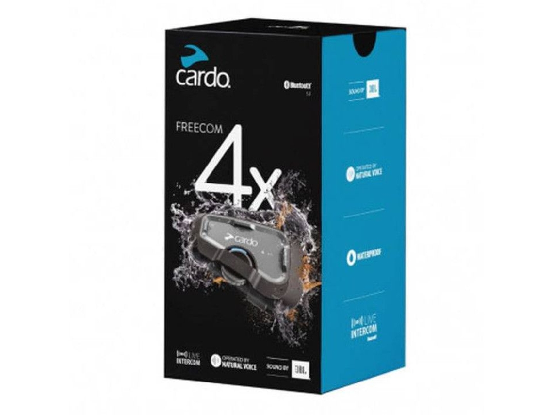 Intercomunicador para Capacete Cardo Freecom 4x  Preto Tamanho Unico