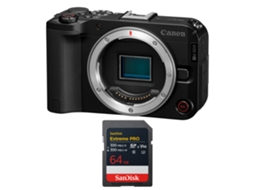 Eos R50 V + 1 Sandisk 64gb Extreme Pro Uhs ii Sdxc + Ebook “20 Dicas para Fotos Que Impressionam” CANON