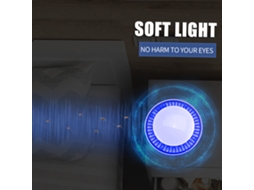 Matador de Mosquitos Elétrico Usb Luz Uv Sem Ruído para Casa Sala Quarto Escritório Indoor