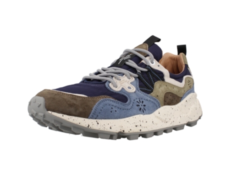 Sapatos de Homem FLOWER MOUNTAIN Yamano Tecido Azul (42)