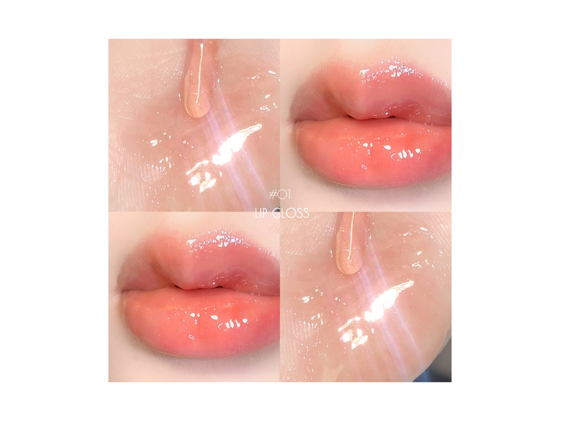 Brillo Labial Líquido Hidratante Com Brilho Nutritivo Para Mulheres E Meninas 01 3.2 G/0.1 Oz