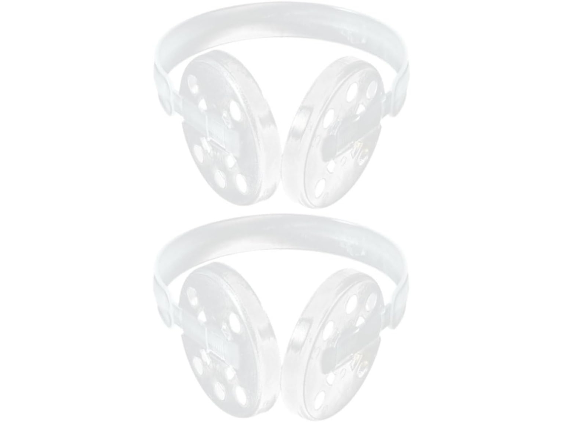 Suporte De Plástico Branco Iplusmile Para Protetores Ouvido Inverno, Estrutura Prática E Simples Para Projetos De Faça
