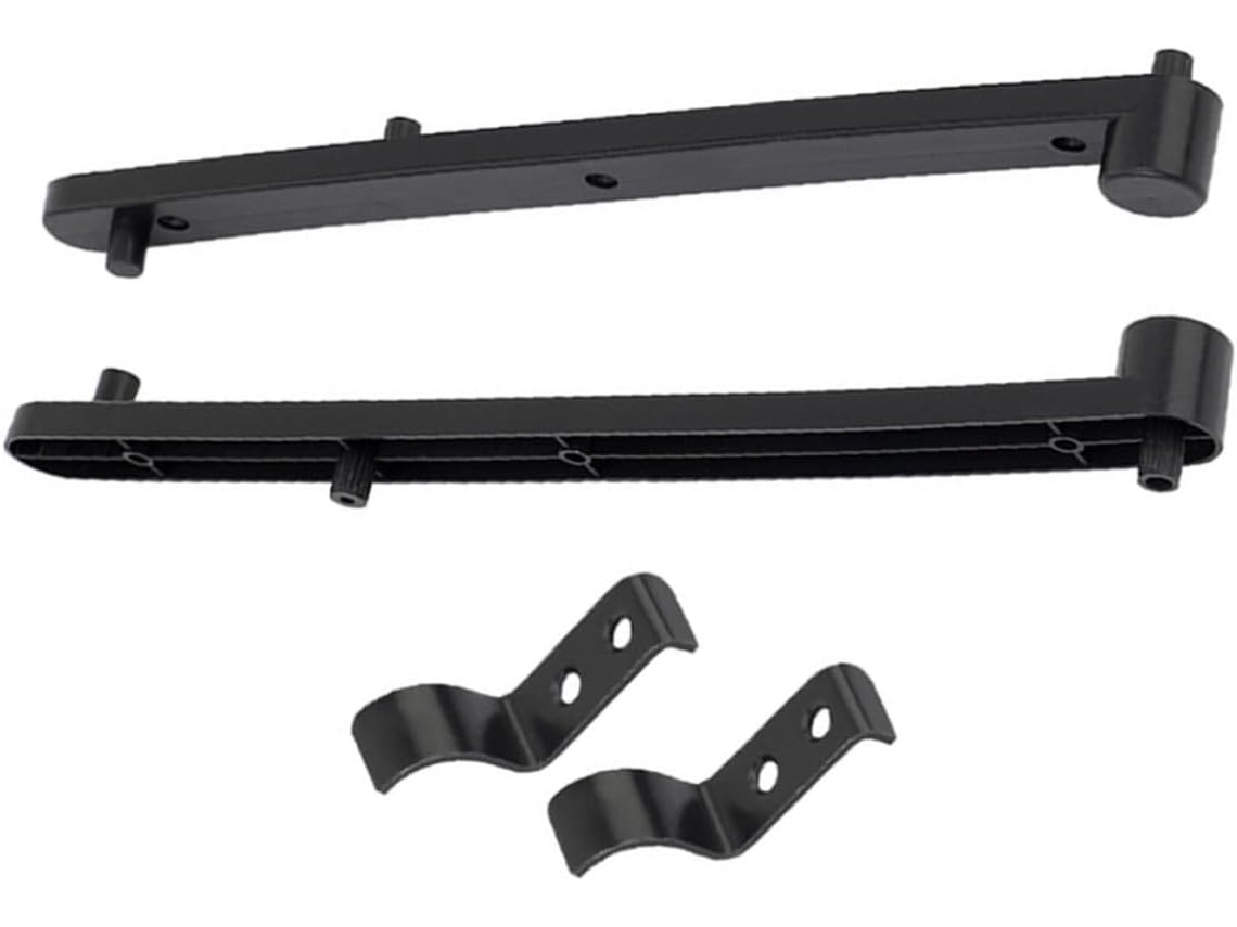 Trilho De Porta Basculante Com Suporte Deslizante Oculto Para Armário, Preto