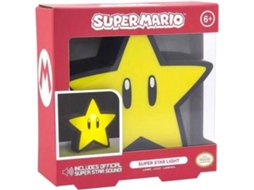 Lâmpada Super Star com Som Super Mario Bros Nintendo 13 Cm PALADONE