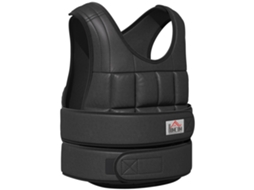 30 Kg Gewichtsweste Trainingsweste Com 35 Gewichtssäcke Adjustable Krafttraining Fitness Oxford Metal Black 60 X 50 Cm