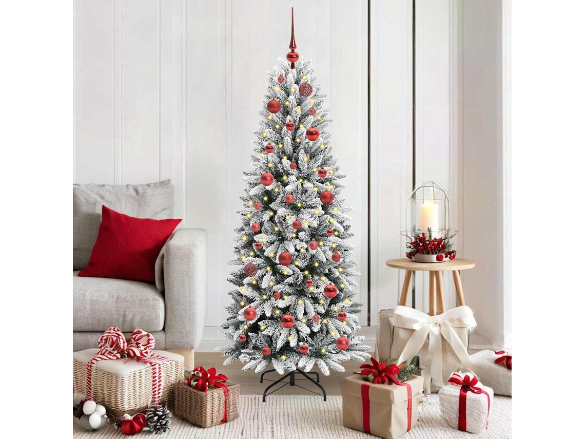 Vidaxl Árvore De Natal Artificial Branco 150 Cm
