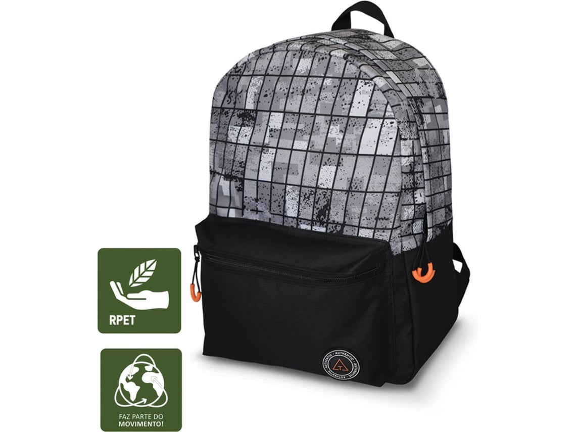Mochila STAPLES Authentic Preto 30 x 40 x 17 cm Worten.pt