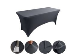 Toalha de Mesa DIGITALLAB Poliéster ideais para Casamentos, Bares, Artesanato e Exposições (244x75x75 Cm)