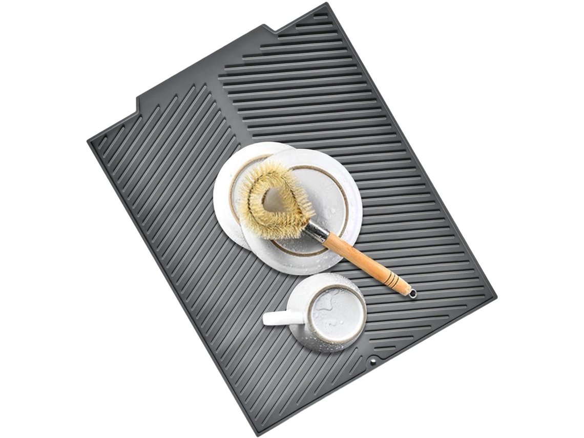 Tapete de Silicone para Louça, Tapete de Silicone para Secar Louça | Secagem Espesso Pratos E Copos, Almofada