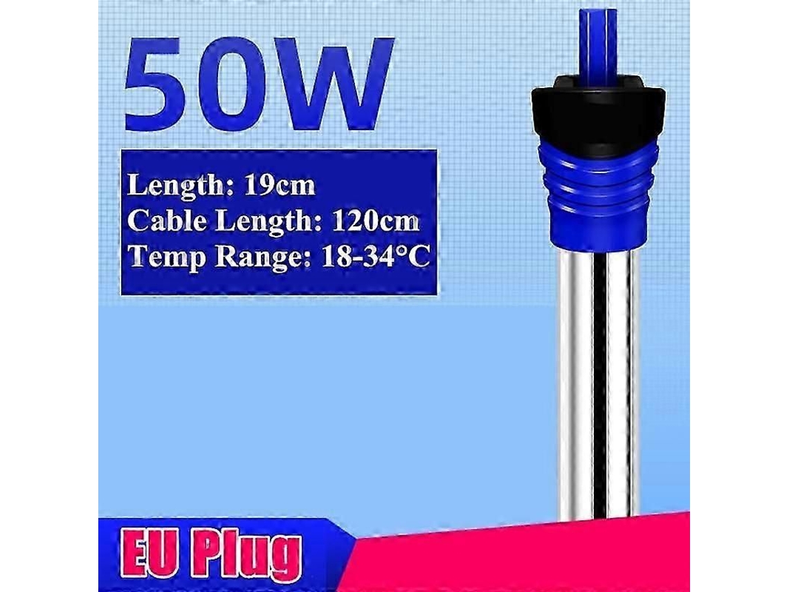 Aquecedor Submersível para Aquário Fishbowl de 50w a 500w com Temperatura Constante, Plugue Ue/eua + Capa Protetora . GOKOCO