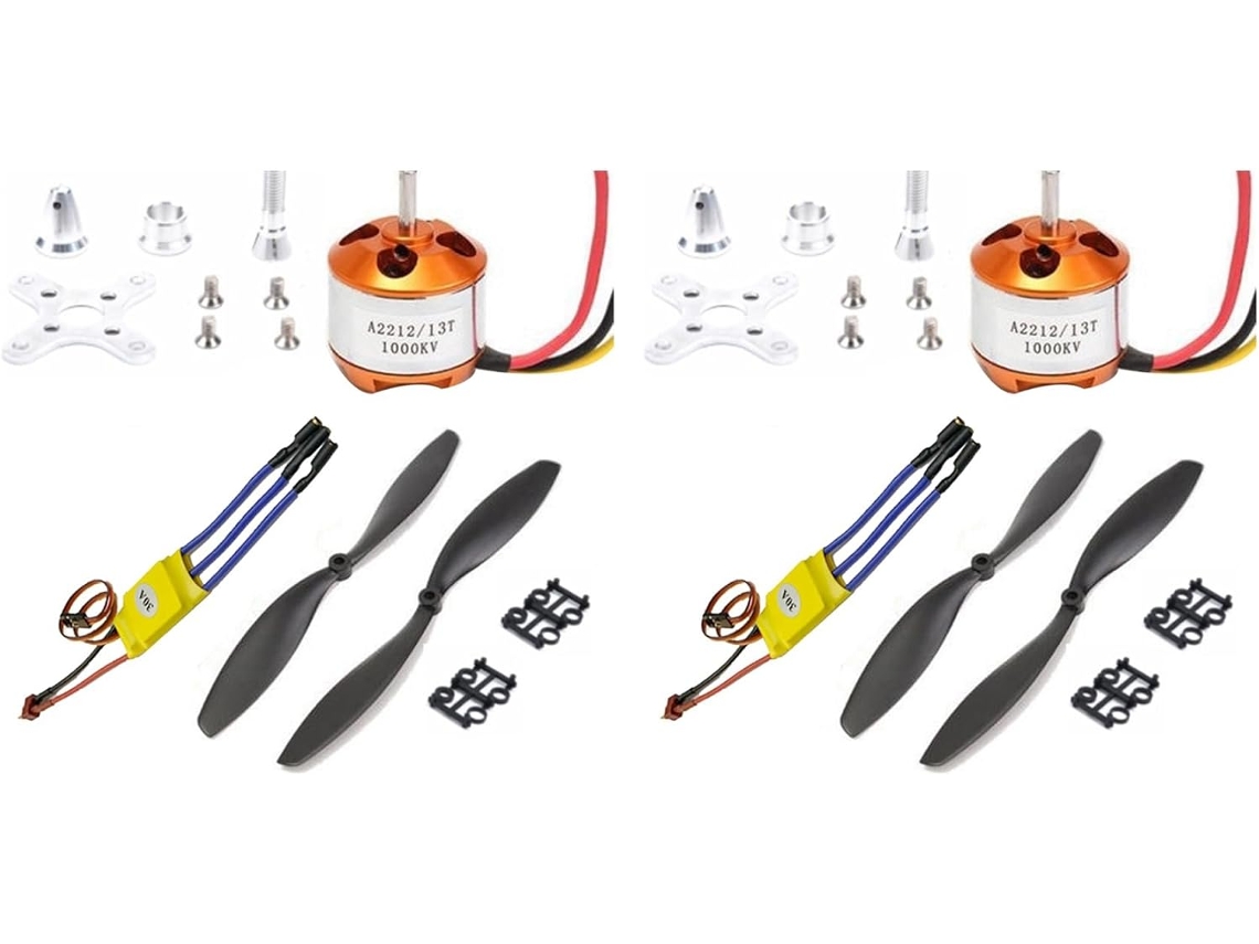 Kit com 2 Motores Brushless Rc 2212 1000kv SFUSHOS