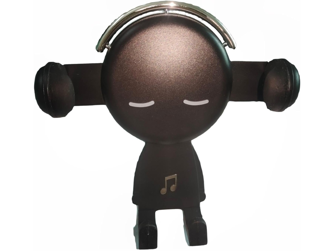 Suporte Para Celular Com Tema Musical, Preto, Para Saída De Ar Condicionado Do Carro, Com Design Criativo De Desenho Animado.