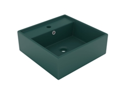 Luxury Basin, Luxury Basins Vidaxl Verde Cerâmica (n/a)