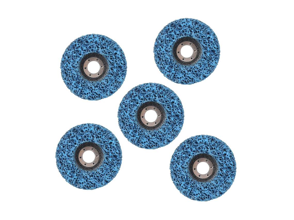5 Peças De Disco Abrasivo De Poliestireno Para Remoção De Oxido E Pintura, Roda De Lixa Para Esmerilhadeira Angular (100mm)