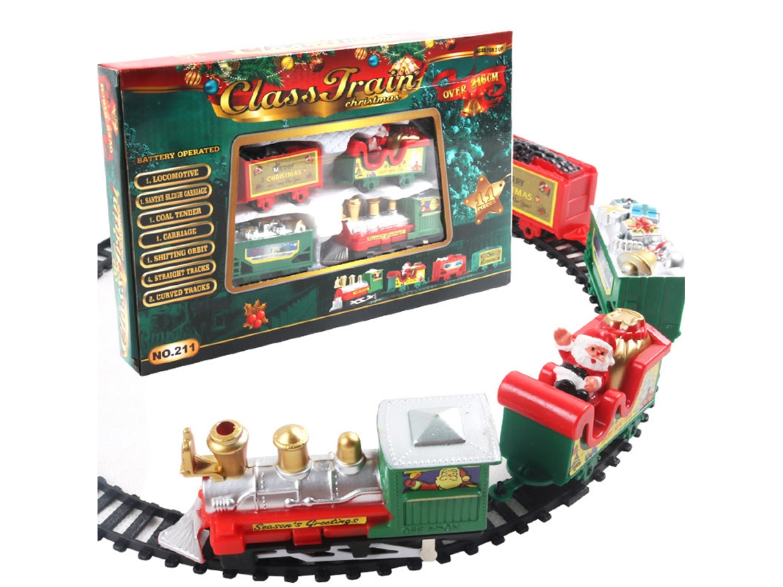 Laxiscreed Conjunto De Carris Elétrico De Natal Para Decoração De Natal E Presentes