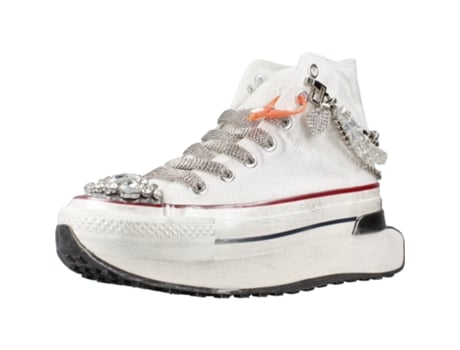 Sapatos de Mulher NANKU Tecido Branco (40)