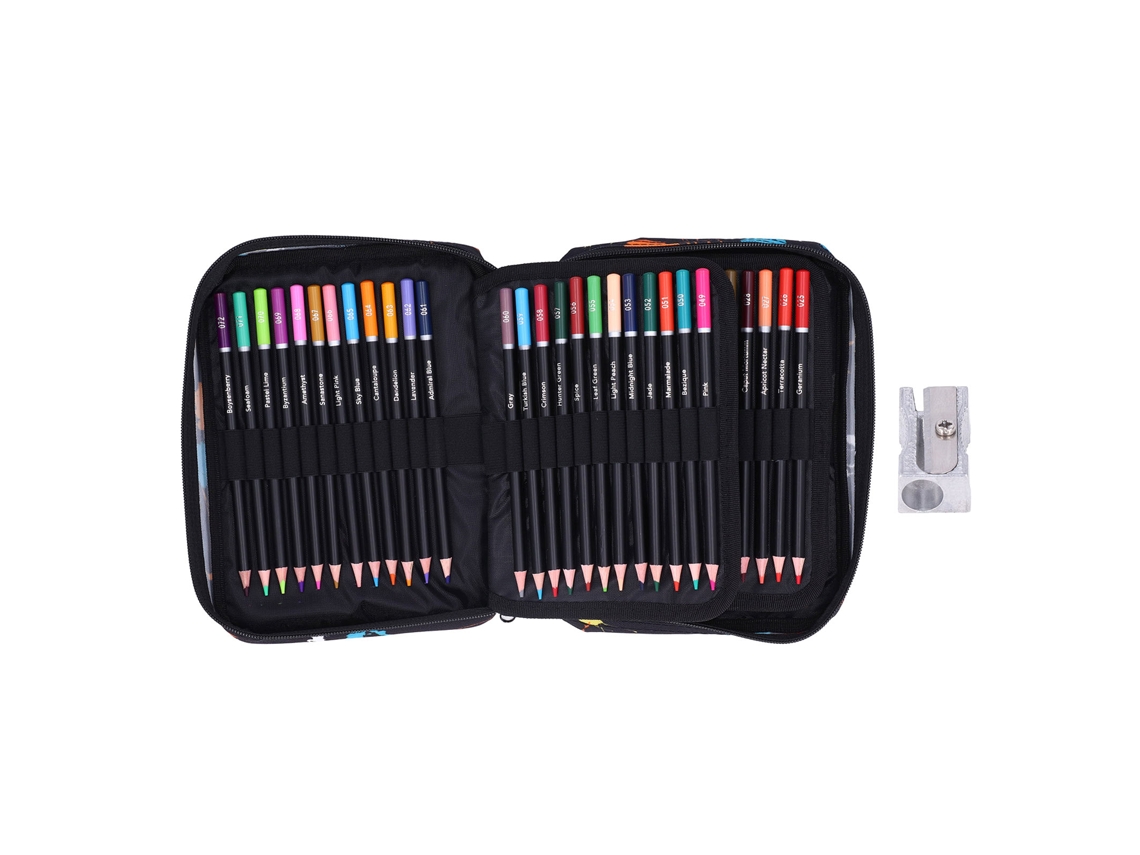 Conjunto De Lápis De Cor Laxiscreed Com 72 Cores Para Desenho E Arte