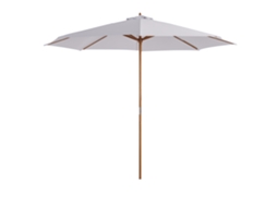 Guarda sol Externo Ø300cm com Teto Ventilado e Poste de Madeira Desmontável BTFORUS