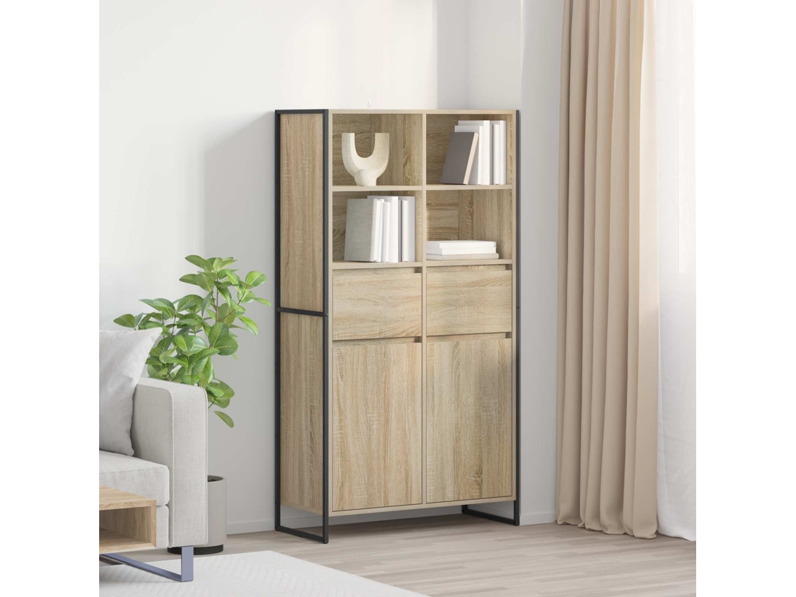 Vidaxl Buffet Sonoma 81 X 36 X 150,5 Cm Derivados De Madeira