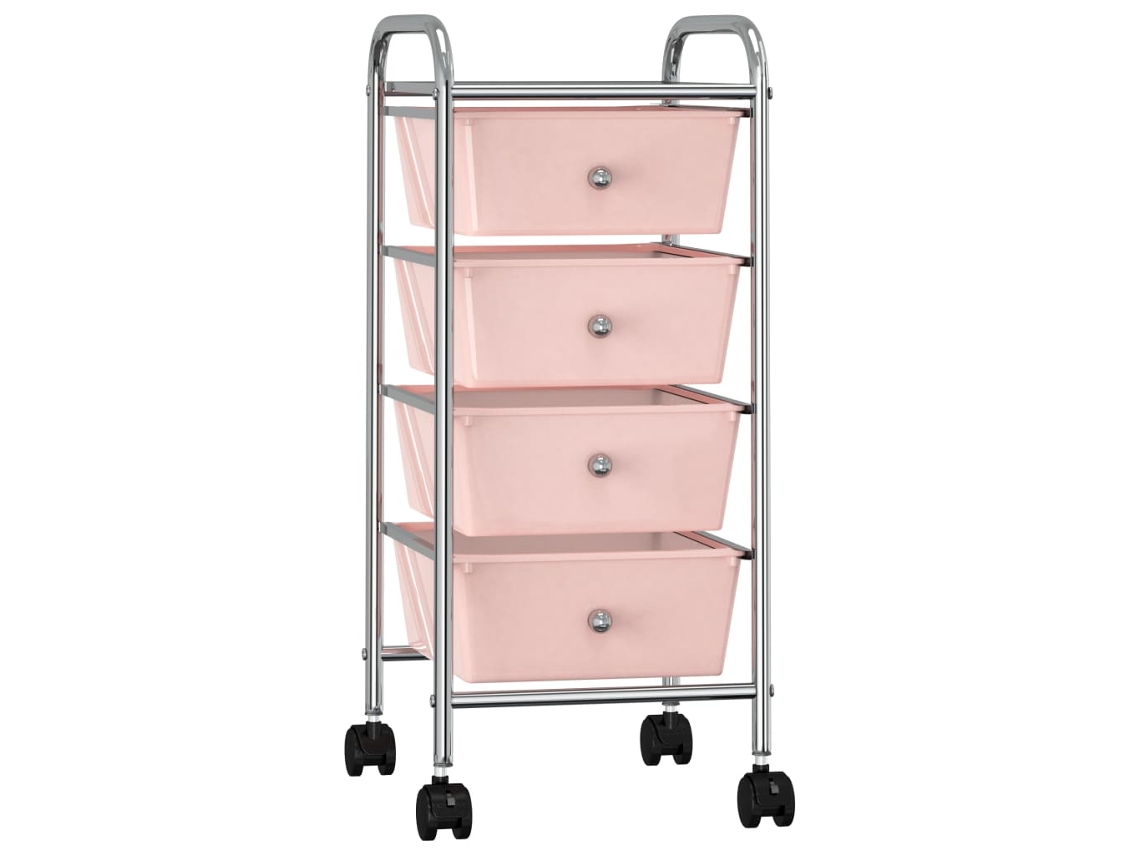 Storage Trolley, Storage Trolleys Vidaxl Branco Plástico (n/a)