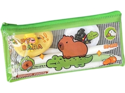 Case Zippered Box, Casee, Holder Bag Organizer, Peil Transparent Peill Portable Mignon Stationery