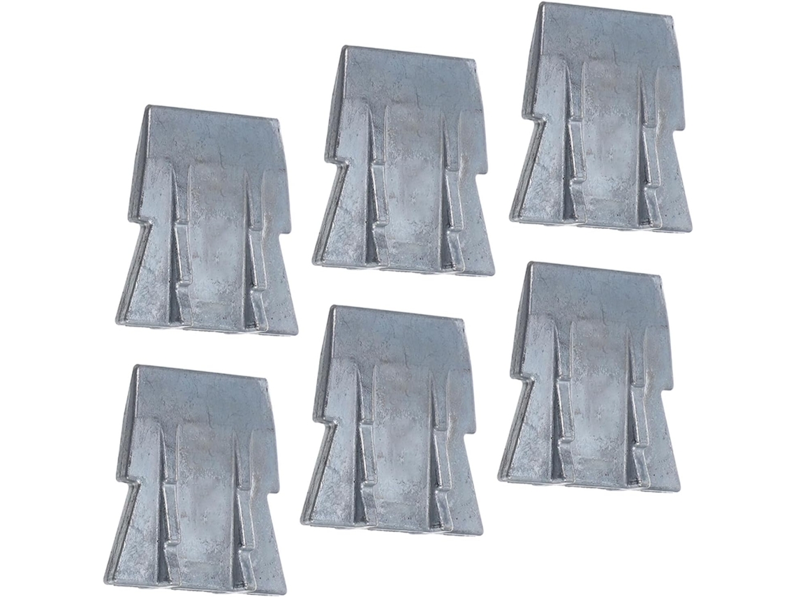 Conjunto De 6 Cunhas Metálicas Para Cabos Ferramentas, Kit Acessórios
