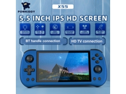 Console de Jogos Portátil EOOCOO com Sistema Open Source e Tela Ips 5,5 Polegadas