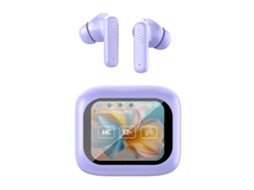 Fones De Ouvido Sem Fio Bluetooth Intra Auriculares Lx 10 Com Tela Sensível Ao Toque Colorida, Ancenc E Cancelamento De Ruído Duplo Ly Ebike