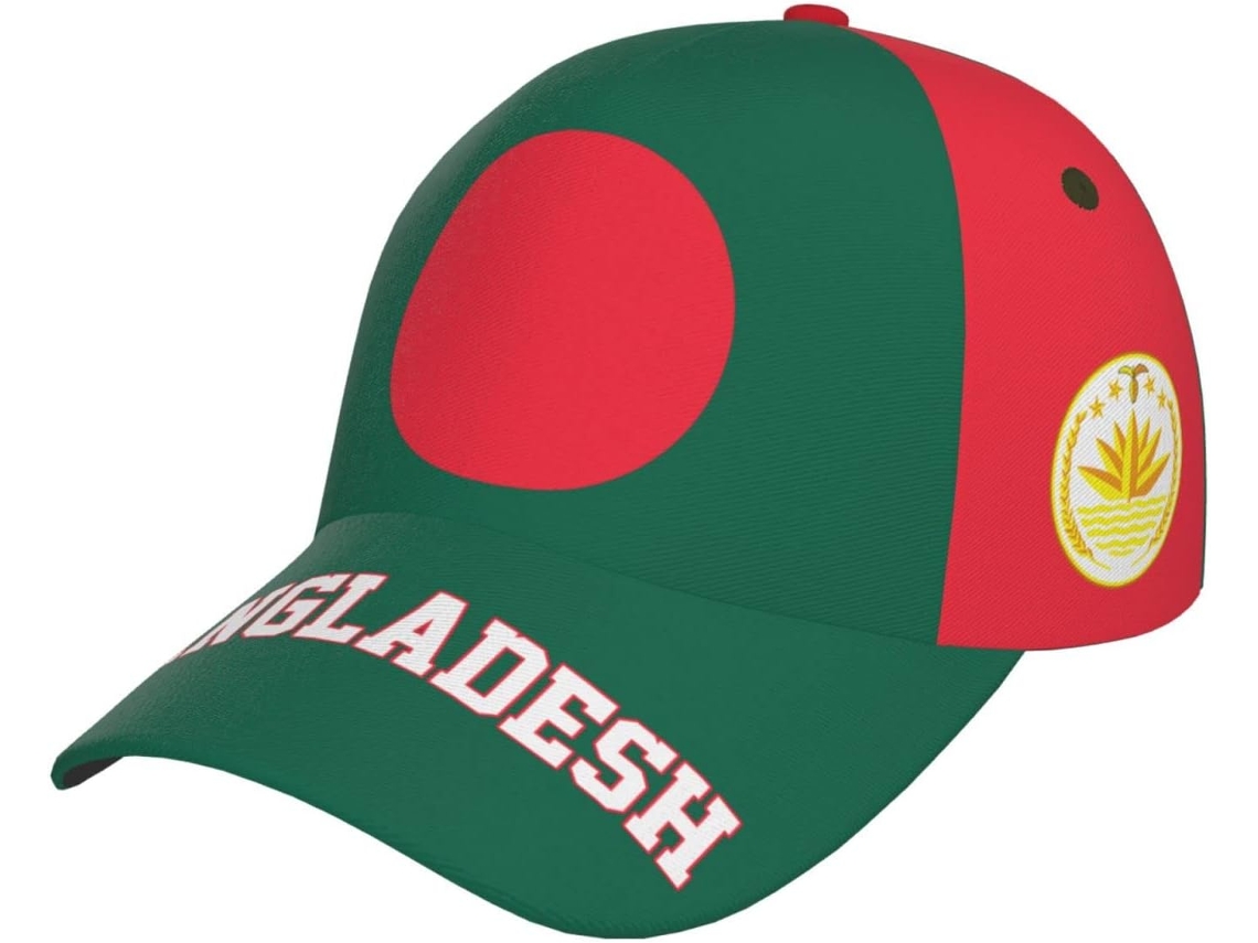 Boné Trucker unissex com bandeira de Bangladesh, proteção solar | S/MARCA