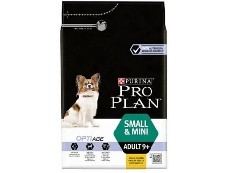 Ração para Cães  Pro Plan (3Kg - Seca - Porte Pequeno - Sénior - Sabor: Frango)