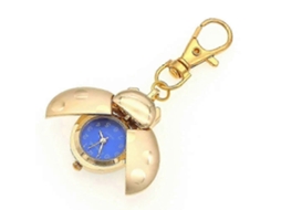 Relógio de Joaninha, Besouro, Bolso Feminino/masculino/infantil, Quartzo Estuda Ntil, com Chaveiro GOKOCO