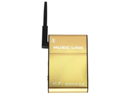 Receptor De Áudio Hifi Lossless X500 Bt Com Chip Bt4.0, Antena Externa E Plugue Eu