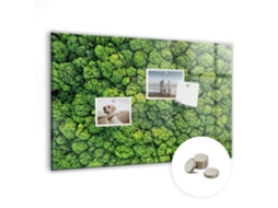 Lousa Magnética Vista Aérea Da Floresta Para O Quarto Das Crianças Espelharte (60x40 Cm)