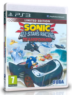 Jogo Sonic e All-Stars Racing Transformed - PS3