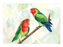 Papel de Parede ARTGEIST Lovebirds (250x175)