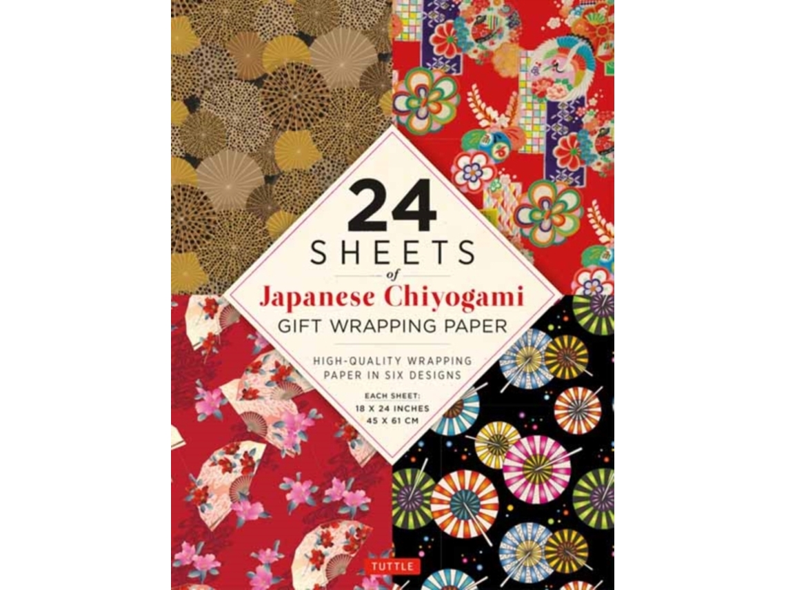 Livro Chiyogami Patterns Gift Wrapping Paper - 24 Sheets de Tuttle Publishing (Inglês)