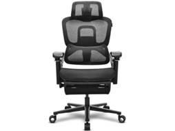 Cadeira Gaming  ALPHA GAMER Tide (Até 130 Kg - Elevador a Gás Classe 4 - Preto)