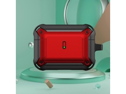 Capa protetora para fones de ouvido sem fio AirPods Pro com tampa deslizante e gancho. GIECY
