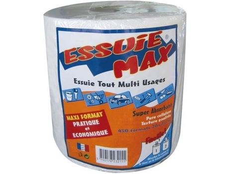 Papel Absorvente Essuie Max Com Relevo 450 Folhas 20x25 Cm