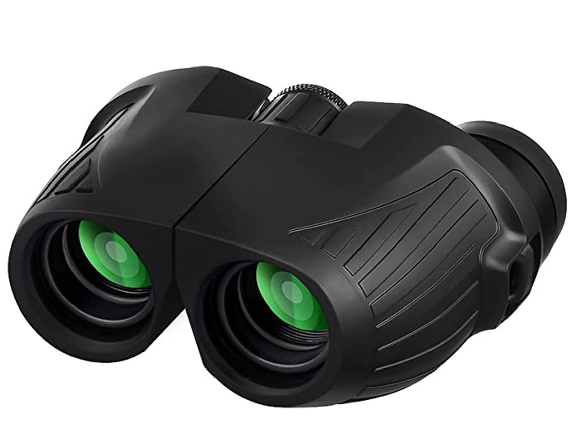 Binóculos Compactos 12x25 Com Visão Noturna De Baixa Luminosidade Para Crianças Binóculos À Prova Dágua Para Caça Ao Ar Livre Bestvite (preto)