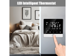 Termostato Inteligente Wifi Programável Com Controle De Voz