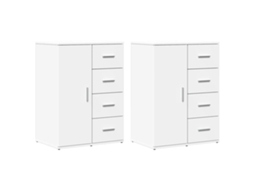 Sideboard, Sideboards Vidaxl Branco Madeira Processada (n/a)