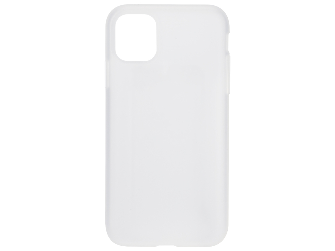 Capa de proteção em silicone para iPhone 11, 6,1 polegadas, transparente, EOOCOO