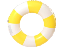 Boia Inflável Para Adultos, Boia De Piscina Em Formato De Boia, Jangada Inflável Listrada Retrô, Para Férias Na Praia E Festas Na Piscina—yux