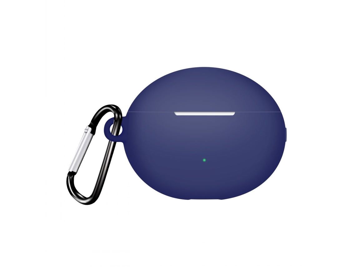 Capa Zruxe Para Huawei Freebuds 5i Silicone Azul Escuro (proteção Integral, Suporte Carregamento Sem Fios)