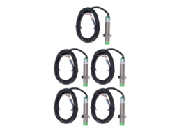 5pcs Sensor Indutivo De Proximidade M12 Pnp 6-36vdc Ip65 Sem Contato Para Indústrias