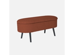 Cama Extremidade Revestimento Boucle SWEEEK Textura em boucle Laranja (50x44x112)